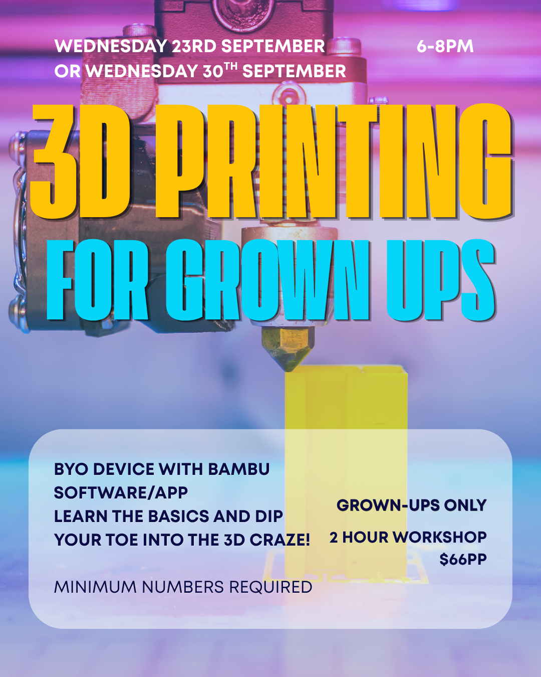 3D PRINTING FOR GROWN-UPS!